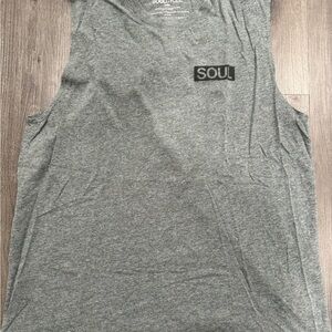 SoulCycle Heather Gray Muscle Tank
